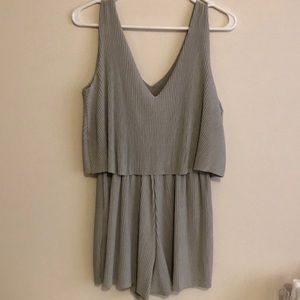 Light turquoise shiney romper